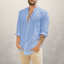 Camisa de Linho Masculina Modelo Alfa