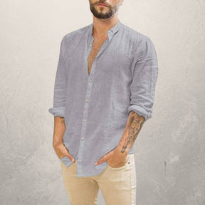 Camisa de Linho Masculina Modelo Alfa