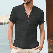 Camisa de Linho Masculino Modelo Triton